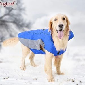 NWT Doglemi Fleece Lined Rainjacket Size Large